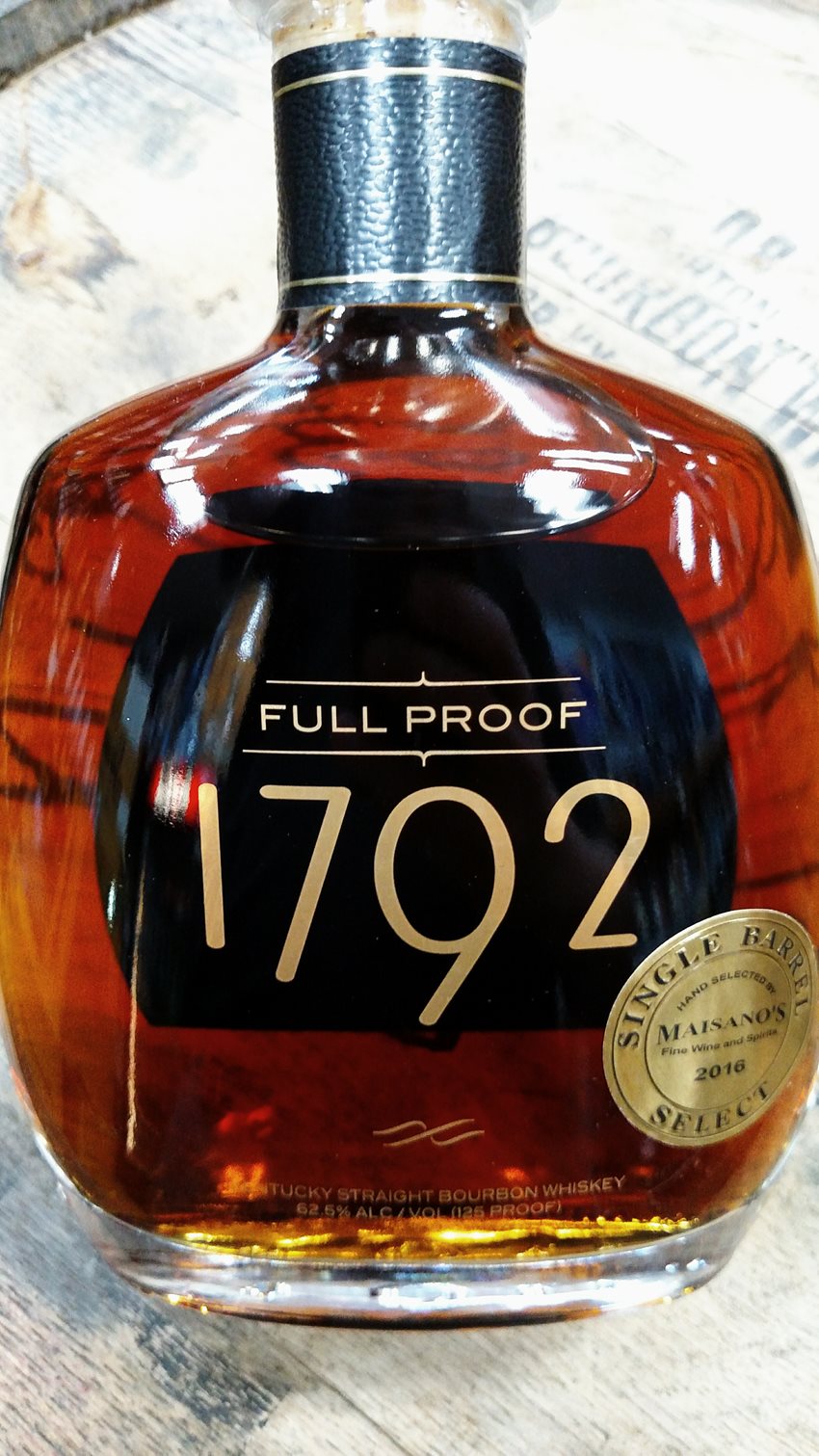 The Maisano Hand Select 1792 Full Proof Bourbon Has Arrived!