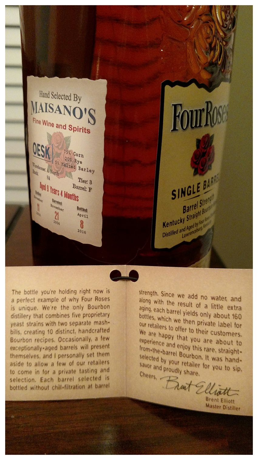 Four Roses Hand Selected Bourbon