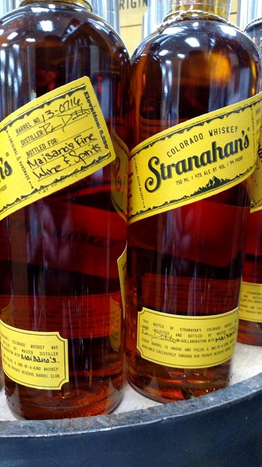 Maisano Hand Select Single Barrel Stranahan's Colorado Whiskey that just arrived!